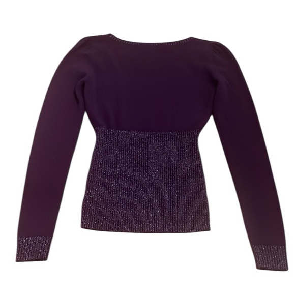 Bebe Purple Cashmere Sweater - Picture 7 of 13